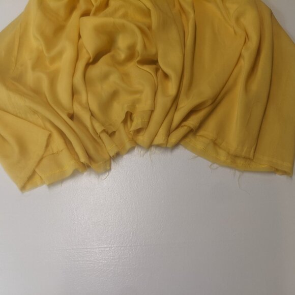 NWT Fashion Nova Mustard Colored Size Medium Backless Dress - Picture 8 of 16